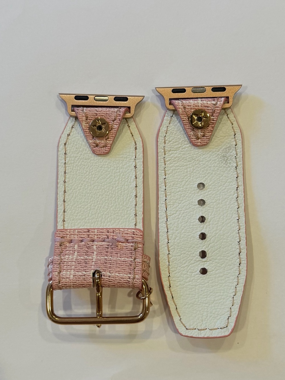 Pink Tweed Spark*l band for Apple Watch, size 1 - Picture 5 of 8